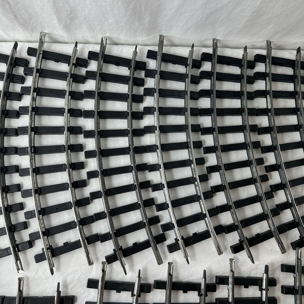 Bachmann Train Track G Gauge Straight & Curved Black Lot Of 23 Used Vintage - Picture 6 of 13